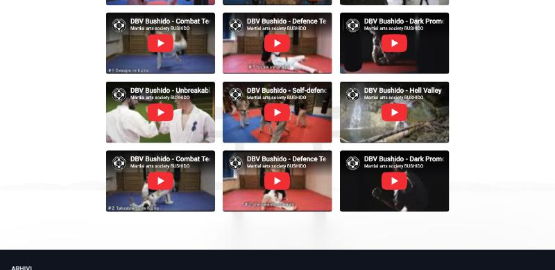 Video galerija - mreža YouTube videov